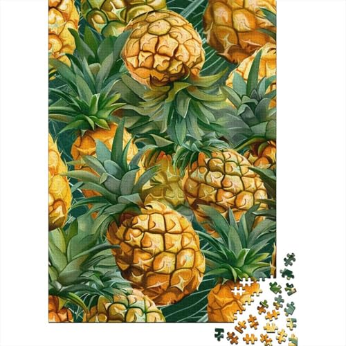 Ananas-Puzzle, freundliche Materialien, 100 Prozent recycelte Pappe, Puzzle für Erwachsene und Kinder, Ostergeschenk, 70 x 50 cm, 1000 Teile von aaaaab