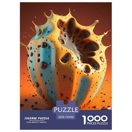 Art Exotic Fruit 1000-teiliges Puzzle für Erwachsene und Teenager, Teenager, Mann, Frau, Geschenk, 1000 Stück (75 x 50 cm) von aaaaab