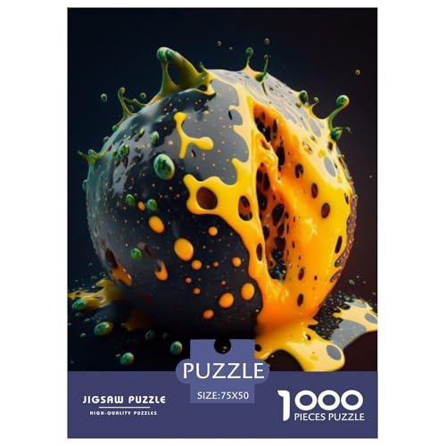 Art Exotic Fruit 1000-teiliges Puzzle für Erwachsene und Teenager, Teenager, Mann, Frau, Geschenk, 1000 Stück (75 x 50 cm) von aaaaab