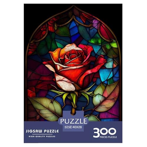 Art Flowers Puzzles für Erwachsene 300 Teile Puzzle für Erwachsene und Teenager Familienspiel 300 Teile (40x28cm) von aaaaab