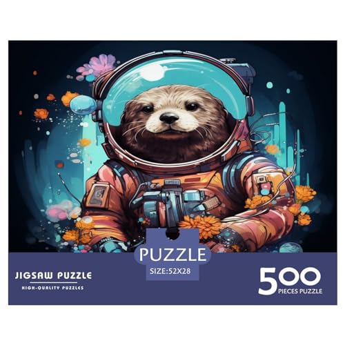 Astronauten-Puzzle für Erwachsene, 500 Teile, Puzzles für Teenager, Geschenke, Puzzles für Erwachsene, 500 Teile (52 x 38 cm) von aaaaab