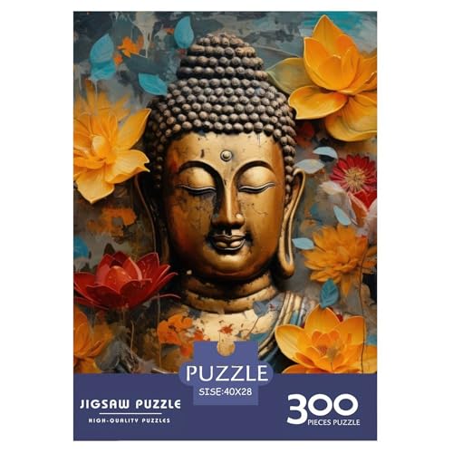 Buddha Art Puzzles für Erwachsene, 300 Teile, Puzzle für Erwachsene und Teenager, Familienspiel, 300 Teile (40 x 28 cm) von aaaaab