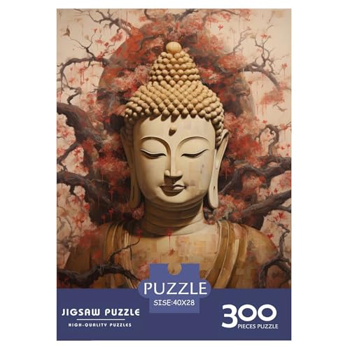 Buddha Art Puzzles für Erwachsene, 300 Teile, Puzzle für Erwachsene und Teenager, Familienspiel, 300 Teile (40 x 28 cm) von aaaaab