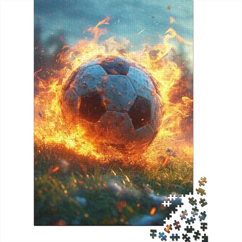 Fußball-Puzzle 300 Teile für Erwachsene, Puzzle für Erwachsene, 300-teiliges Puzzle, Lernspiele, 300 Teile (40 x 28 cm) von aaaaab