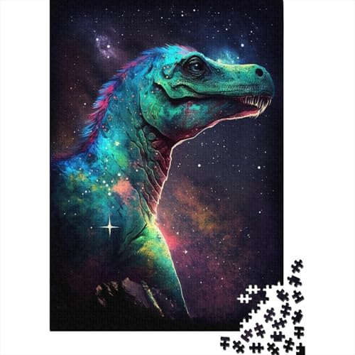 Galaxy Dinosaurier Puzzle 1000 Teile für Kinder Spielzeug Spiele Puzzle Holzpuzzle für Alter 18 Jahre Upe Lernspiele 1000 Stück (75x50cm) von aaaaab