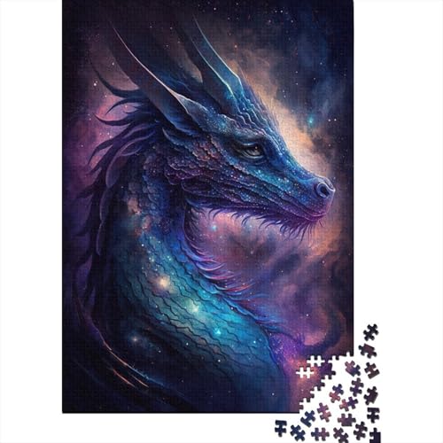 Galaxy Flying Dragon 300 Puzzles für Kinder/Erwachsene/Gedankenspiel-Puzzle, Familienspiele, Puzzles 300 Teile (40 x 28 cm) von aaaaab