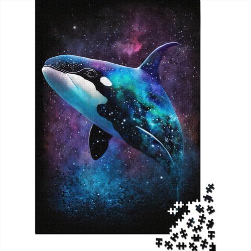 Galaxy Killerwal, 300-teiliges Puzzle für Erwachsene, kreatives rechteckiges Puzzle, Kinderpuzzle, Puzzle, Geschenk für Freunde und Familie, 300 Teile (40 x 28 cm) von aaaaab