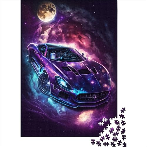 Galaxy Sports Car Puzzle 1000 Teile Puzzle für Erwachsene, Denkspiel, Puzzlespielzeug für Erwachsene, 1000 Stück (75 x 50 cm) von aaaaab