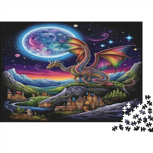 Gargoyle-Puzzles für Erwachsene und Jugendliche, Holzpuzzle für Erwachsene, Denksport-Puzzle, 300 Teile (40 x 28 cm) von aaaaab