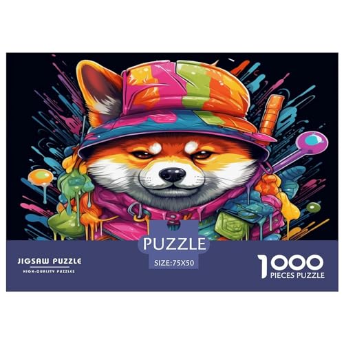 Hat_and_Jeans Puzzle 1000 Teile, Holzpuzzles, Holzpuzzles für Erwachsene, Puzzles, nachhaltiges Puzzle für Erwachsene, Spiele 1000 Stück (75 x 50 cm) von aaaaab