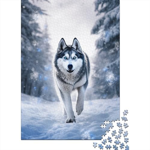 Husky Puzzle Relax Challenge Spielzeug Premium Karton Puzzle für Erwachsene Kinder Ostergeschenke 38x26cm/1000 Teile von aaaaab