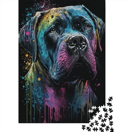 Labrador-Puzzles für Erwachsene, 1000-teiliges Puzzle für Erwachsene, lustiges Dekomprimierungsspiel für Kinder, 1000 Teile (75 x 50 cm) von aaaaab