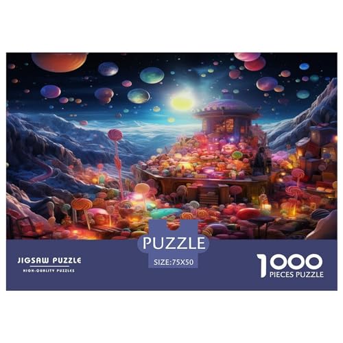 Mountain_of_candies Puzzle 1000 Teile, Holzpuzzle, Puzzles für Erwachsene, Puzzles für Erwachsene, Teenager, Teenager, Mann, Frau, Geschenk, 1000 Stück (75 x 50 cm) von aaaaab