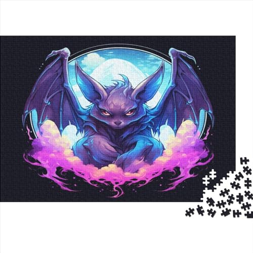 Mystical_bat Puzzle 300 Teile für Erwachsene, Puzzle, Lernspiel für Erwachsene und Teenager, 300 Teile (40 x 28 cm) von aaaaab