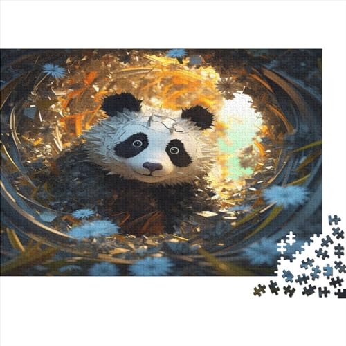 Panda-Puzzles, 300 Teile, Holzpuzzles, Puzzles für Teenager, Geschenke, Heimdekoration, Puzzlespielzeug, 300 Stück (40 x 28 cm) von aaaaab