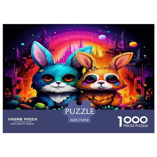 Prism_panda Puzzles 1000 Teile, Holzpuzzles für Teenager-Geschenke, Denksport-Puzzle 1000 Stück (75 x 50 cm) von aaaaab