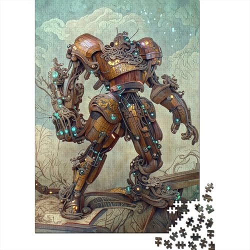 Puzzle 1000 Teile für Erwachsene, Holz-Mech-Puzzle, Teenager, Holz-Puzzle, Lernpuzzle, Spiele, Heimdekoration, 1000 Stück (75 x 50 cm) von aaaaab