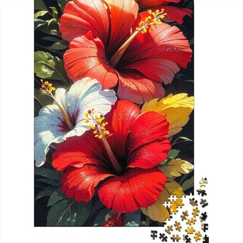 Puzzle 300 Teile für Kinder, Tierkunst, Blumen, Puzzle für Erwachsene und Jugendliche, kreatives Puzzle, Holzpuzzle, Festivals, 300 Stück (40 x 28 cm) von aaaaab