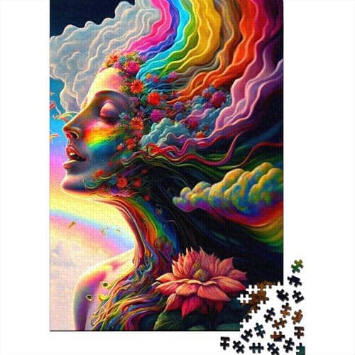 Puzzle 500 Teile „Rainbow Spirit“ - Puzzle für Erwachsene - Schwierigkeitsgrad: Holzpuzzle - Lernspiele - Spielzeug für die ganze Familie - 500 Teile (52 x 38 cm) von aaaaab