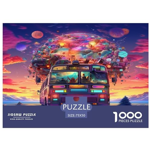 Puzzle für Erwachsene, 1000 Teile, Auto-Puzzle für Erwachsene und Teenager, Lernpuzzle, 1000 Teile (75 x 50 cm) von aaaaab