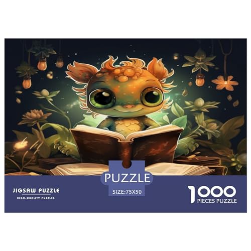 Puzzle für Erwachsene, 1000 Teile, Lesebuch-Puzzles für Erwachsene und Teenager, Lernpuzzle, 1000 Teile (75 x 50 cm) von aaaaab