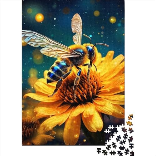 Puzzle für Erwachsene, 1000-teiliges Puzzle für Teenager, Galaxy Bees, Puzzles für die ganze Familie, anspruchsvolle Spiele, Unterhaltungsspielzeug, Geschenke, 1000 Stück (75 x 50 cm) von aaaaab