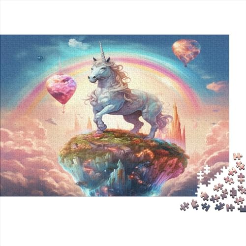 Puzzle für Erwachsene, 300 Teile, Einhorn_Fliegen, Puzzles für Erwachsene, Puzzles für Erwachsene, Lernspiel, Herausforderungsspielzeug, 300 Teile (40 x 28 cm) von aaaaab