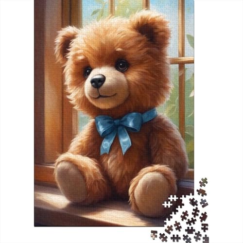 Puzzle für Erwachsene, 300 süße Plüschbären-Puzzles, Puzzles für Kinder, Lernspiel, Herausforderungsspielzeug, 300 Teile (40 x 28 cm) von aaaaab