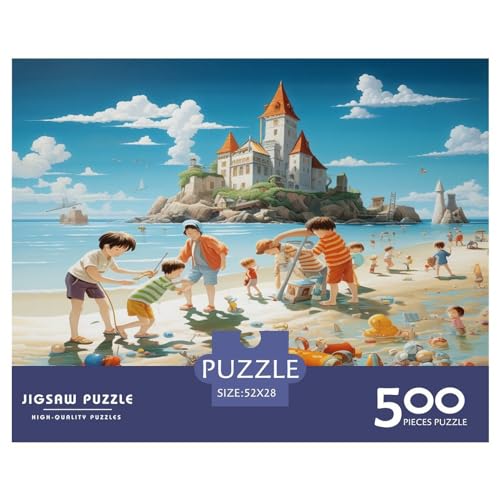 Puzzle für Erwachsene, 500 Teile, Kinderpuzzle für Erwachsene und Teenager, Puzzlegeschenke für Erwachsene, 500 Teile (52 x 38 cm) von aaaaab