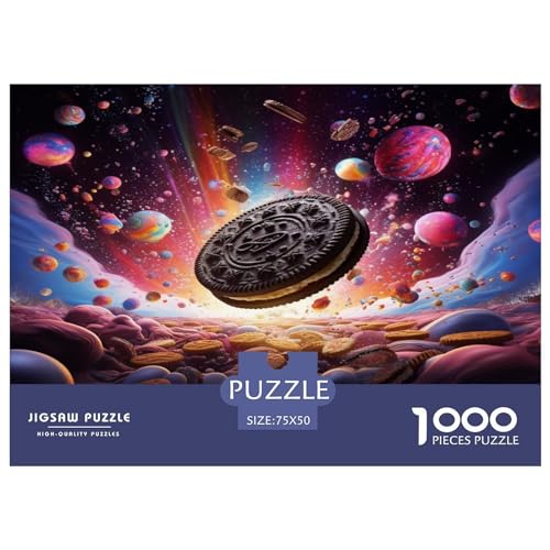 Puzzle für Erwachsene, Art_cosmic Puzzle, Puzzles für Erwachsene, Lernspiel, Herausforderungsspielzeug, 1000 Teile (75 x 50 cm) von aaaaab