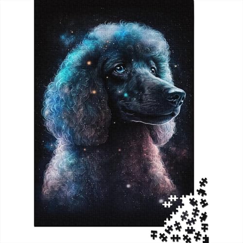 Puzzle für Erwachsene, Galaxy Star Pudel, 300-teiliges Puzzle, Kinderpuzzle ab 18 Jahren, anspruchsvolles Spiel, 300 Teile (40 x 28 cm) von aaaaab