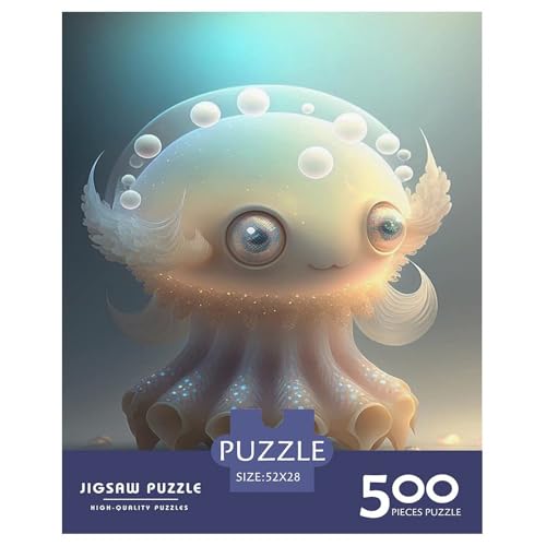 Puzzle für Erwachsene, süße Monster, Puzzle für Erwachsene, Lernspiel, Herausforderungsspielzeug, 500 Teile (52 x 38 cm) von aaaaab