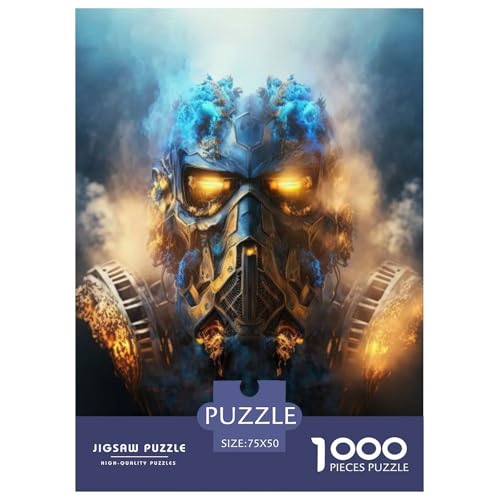 Puzzle für Erwachsene 1000 Teile, Künstlerische Masken, Holzpuzzles für Erwachsene, Nachhaltige Puzzlespiele, 1000 Stück (75 x 50 cm) von aaaaab