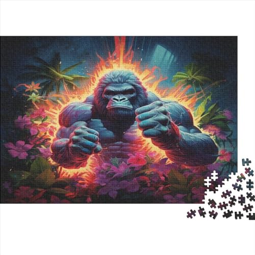 Puzzle für Erwachsene und Jugendliche, King Kong-Puzzles für Erwachsene, Puzzles für Erwachsene, Lernspiel, Herausforderungsspielzeug, 1000 Teile (75 x 50 cm) von aaaaab