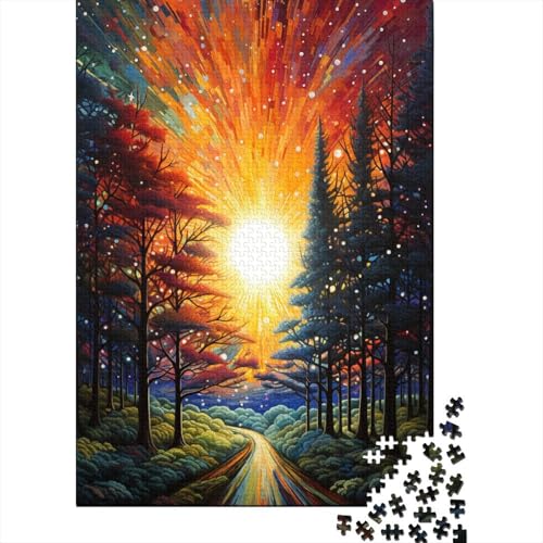 Puzzle für Kinder, 1000-teiliges Puzzle für Teenager, Fantasielandschaft, Puzzle für die ganze Familie, anspruchsvolle Spiele, Unterhaltungsspielzeug, Geschenke, 1000 Stück (75 x 50 cm) von aaaaab