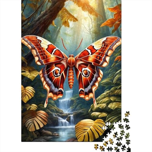 Puzzle für Kinder, 300 Teile, Kunst-Schmetterlings-Puzzles für Kinder und Jugendliche, Holzbrett-Puzzles, Spielzeug, Denkspiel, 300 Teile (40 x 28 cm) von aaaaab