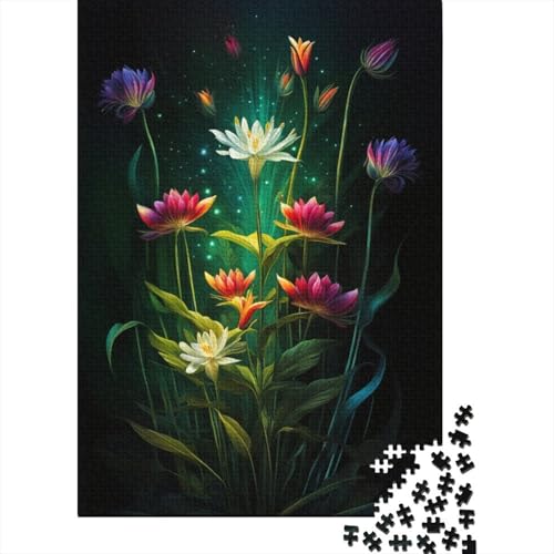 Puzzle für Kinder, 300-teiliges Puzzle, Tierkunst, Blumen, großes Puzzle, anspruchsvolle Familienspiele, Unterhaltungsspielzeug, Geschenke, Heimdekoration (40 x 28 cm) von aaaaab