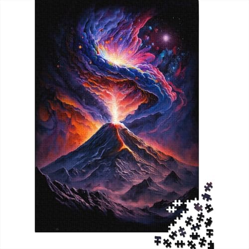 Puzzle für Kinder 500, Vulkane in der Galaxie, Puzzle, Lernspielzeug, gutes Puzzle-Geschenk für Kinder, Heimdekoration, 500 Teile (52 x 38 cm) von aaaaab