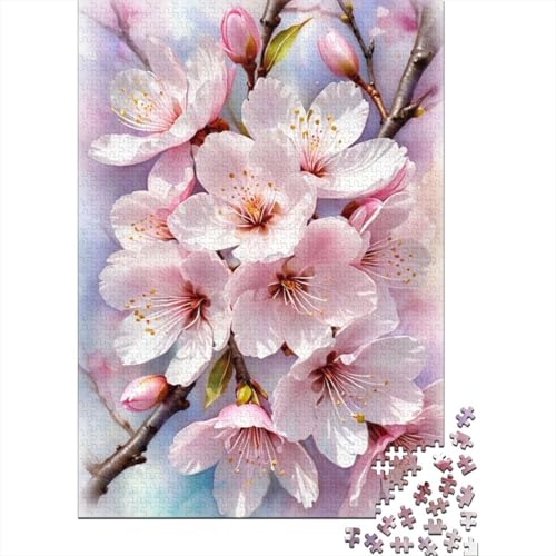 Puzzle mit 300 Teilen, Tierkunst, Blumen, für Erwachsene, Holzpuzzle, Lernspielzeug, 300 Stück (40 x 28 cm) von aaaaab