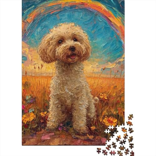 Puzzles für Erwachsene & Shih Tzu, 1000-teiliges Puzzle für Erwachsene, Holzpuzzle, schwierig und herausfordernd, 1000 Teile (75 x 50 cm) von aaaaab