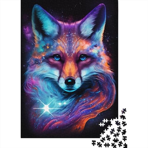 Rechteckiges Puzzle mit 1000 Teilen für Erwachsene, Galaxy Fox, kreatives Puzzle, Herausforderungsspielzeug, Puzzles für Erwachsene, 1000 Stück (75 x 50 cm) von aaaaab