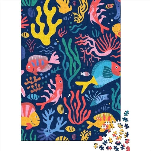 Shoal of Starfish Puzzle, kreative Spiele, 100 Prozent recycelte Pappe, Puzzle für Erwachsene, 38 x 26 cm, 1000 Teile von aaaaab