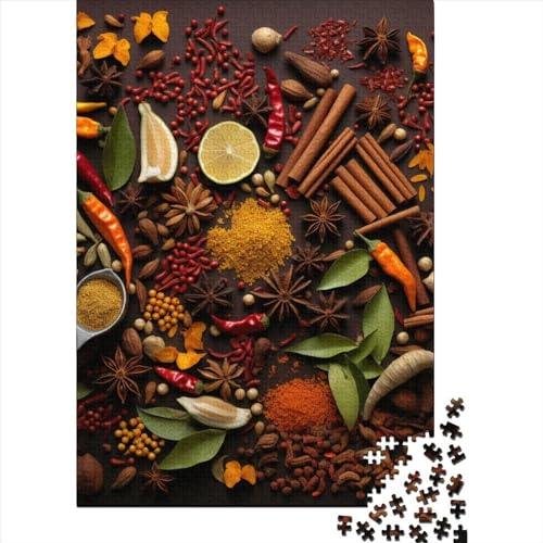 Spice Puzzle, Denksportaufgabe, Premium-Karton-Puzzle für Kinder und Erwachsene ab 12 Jahren, Ostergeschenke, 38 x 26 cm, 1000 Teile von aaaaab