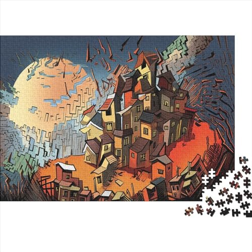 Wohnpuzzles 300 Teile, Holzpuzzles für Teenager-Geschenke, Denksport-Puzzle 300 Stück (40 x 28 cm) von aaaaab