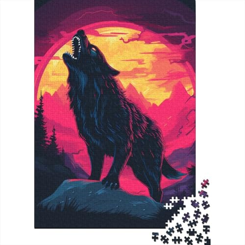 Wolf Puzzle, Denksportaufgabe, Premium-Karton-Puzzle für Kinder und Erwachsene ab 12 Jahren, Ostergeschenke, 70 x 50 cm, 1000 Teile Wolf Puzzle, Denksportaufgabe, Premium-Karton-Puzzle für Kinder und Erwachsene ab 12 Jahren, Ostergeschenke, 70 x 50 cm, 1000 Teile von aaaaab