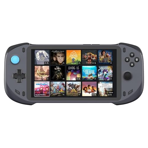 abxylute Cloud Handheld Remote Play Spielkonsole, für Xbox Cloud Gaming, NVIDIA GeForce NOW, Playstation, PC, lange Akkulaufzeit, 1080P 7-Zoll-Touchscreen, leichtes Handheld-Zubehör - 64G von abxylute