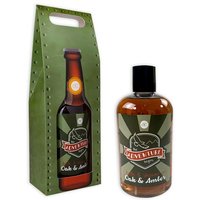 Duschgel Adventure in Bierflaschen-Geschenkbox, 360ml, Duft Oak & Amber von accentra GmbH & Co. KG