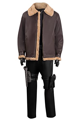 agfosa Leon Cosplay Jacke RE4 Remake Kostüm Leon S Kennedy Outfit L von agfosa