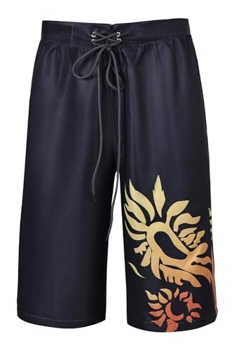 agfosa Zack Fair Cosplay Shorts FF7 Kurze Hose Zack Badehose Kostüm für Erwachsene von agfosa