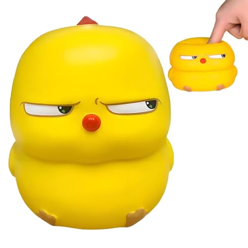 Stressball, Anti Stress Squishy, Squeeze Kleines Gelbes Hühnchen Stress Spielzeug, Langsam Steigende Elastische Spielzeuge Antistressball 13*11 cm Stressball, Anti Stress Squishy, Squeeze Kleines Gelbes Hühnchen Stress Spielzeug, Langsam Steigende Elastische Spielzeuge Antistressball 13*11 cm von agogue